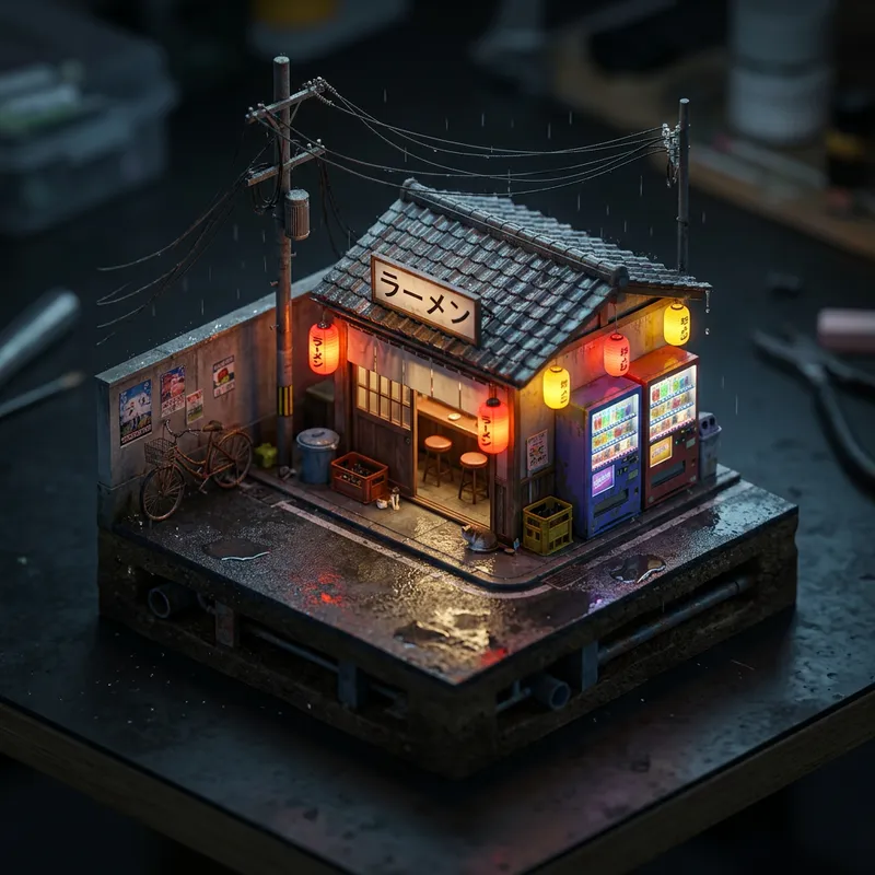 Miniature diorama